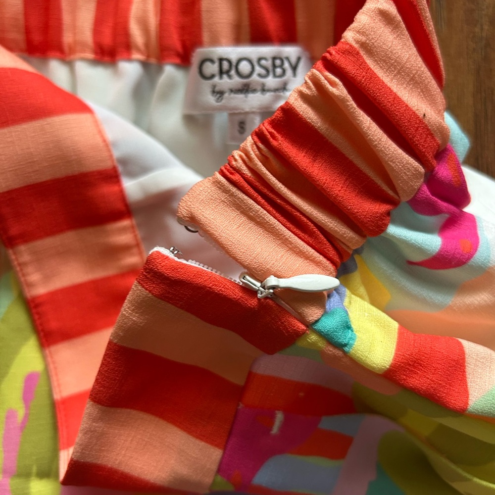 Crosby By Millie Burch High Waisted Shorts Women’s Size Small Multicolored - Picture 6 of 9